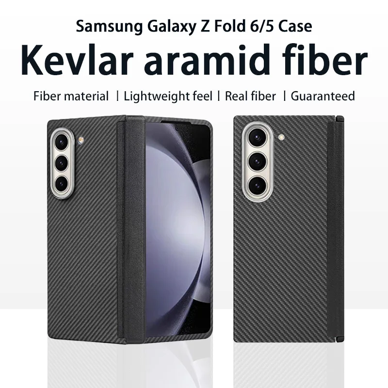 Premium Real Fiber Magnetic Case - Aramid Carbon Fiber MagSafe Cover
