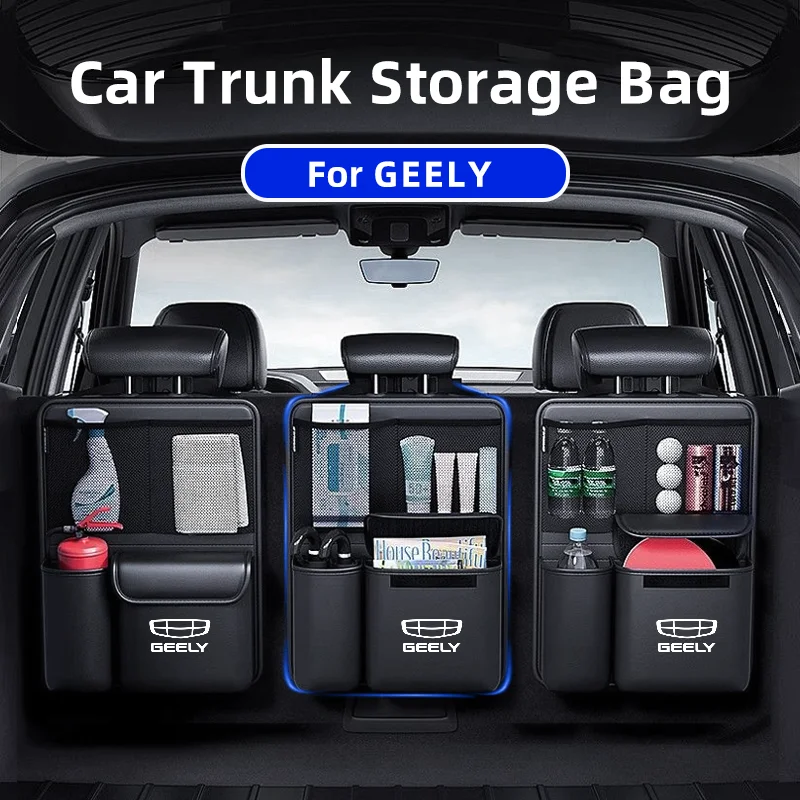 Geely Coolray Atlas Emgrand S GS GX7 SX7 도구 주최자 다기능 뒷좌석 교수형 주최자 용 자동차 트렁크 보관 가방