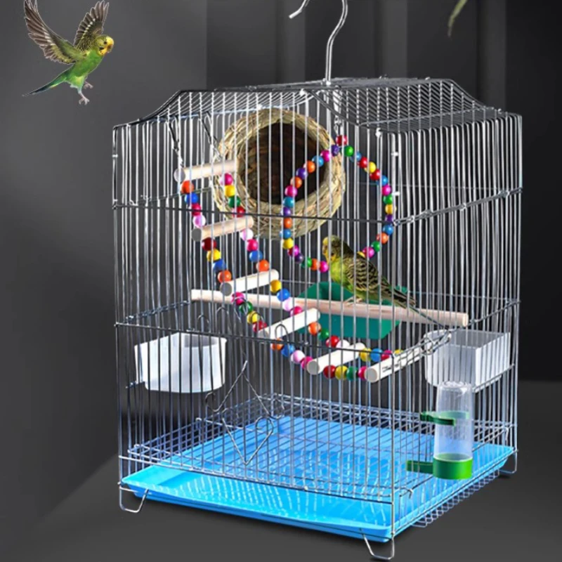 Passaros Outdoor Parrot Cage Palomas Feeder Rabbit Canarios Birdcage Accessori Budgie Gabbia Per Uccelli Pet Furniture Cy50Bc