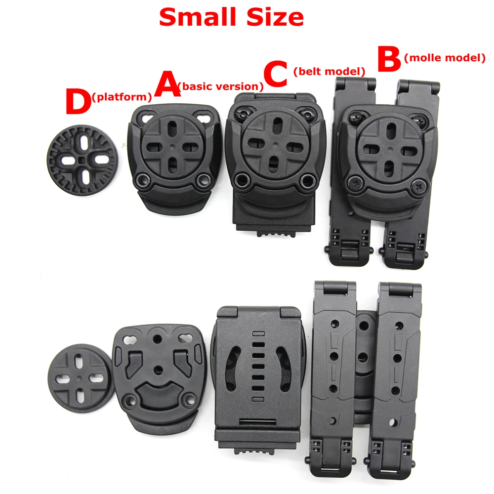Description Picture 3 of itemTactical Tek-Mount Mini Quick Connect Mounting System for Mag Pouches Gun Holster Tourniquet Pouches and Hunting Duty Belt Gear
