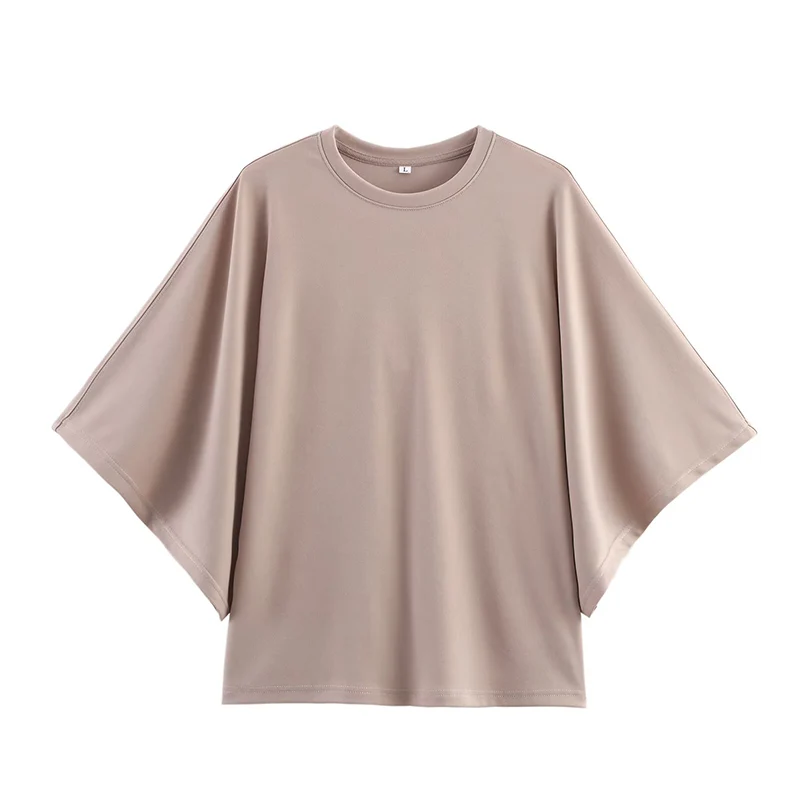 Women's Solid Simple Style T-Shirts 2025 Summer Basic Fashion Short T Shirts for Women Streetwear Short Sleeve Casual Tops