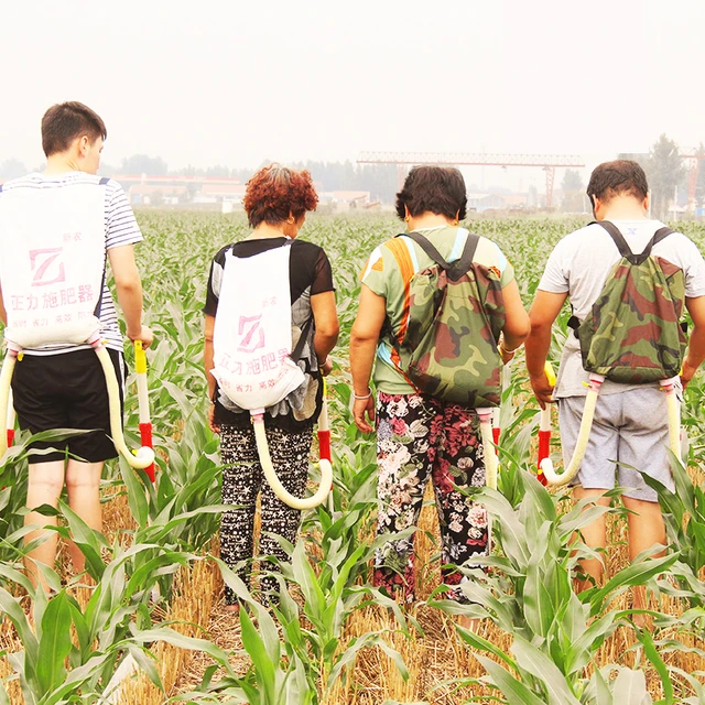 Többfunkciós Dupla Cső Műtrágya Táska Kézi Kukorica És Fa Felső Öntet Szerszámok Kis Szóró Kerti Készletek - Image 4