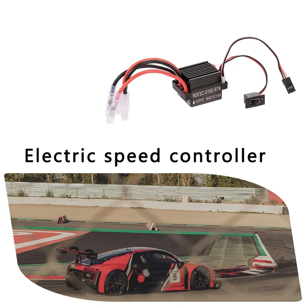 ESC brossé étanche 320A 2-3S pour voiture RC 1:10 et bateau