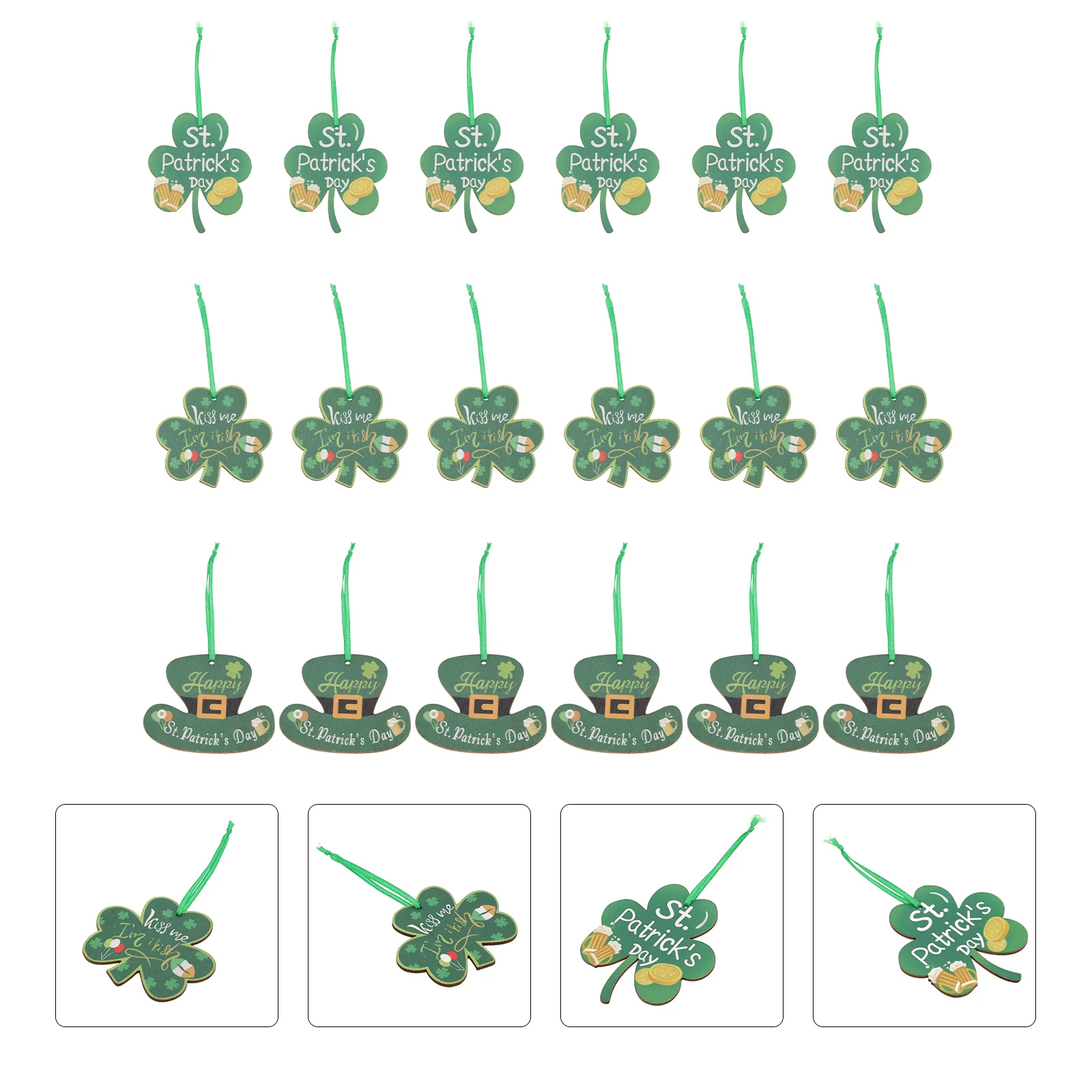 

Shengpa Decorative Pendant Festival Style St Patrick's Scene Creative Themed Hanging Ornament Ireland Home