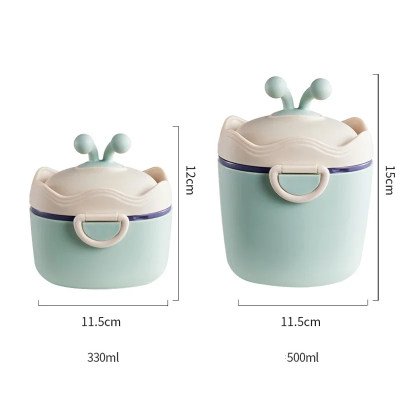 Baby Formula Dispenser Portable Milk Powder Container with Scoop