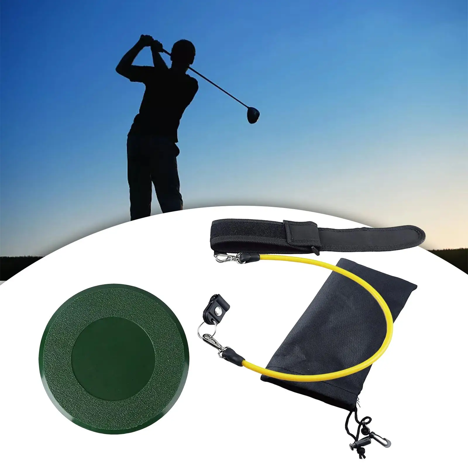 

Lightweight Golf Swing Trainer Training Aid Golf Cover for Indoor