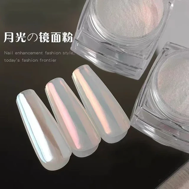 Pearl Nail Glitter Powder Aurora Nails Ice Transparent Sparkle