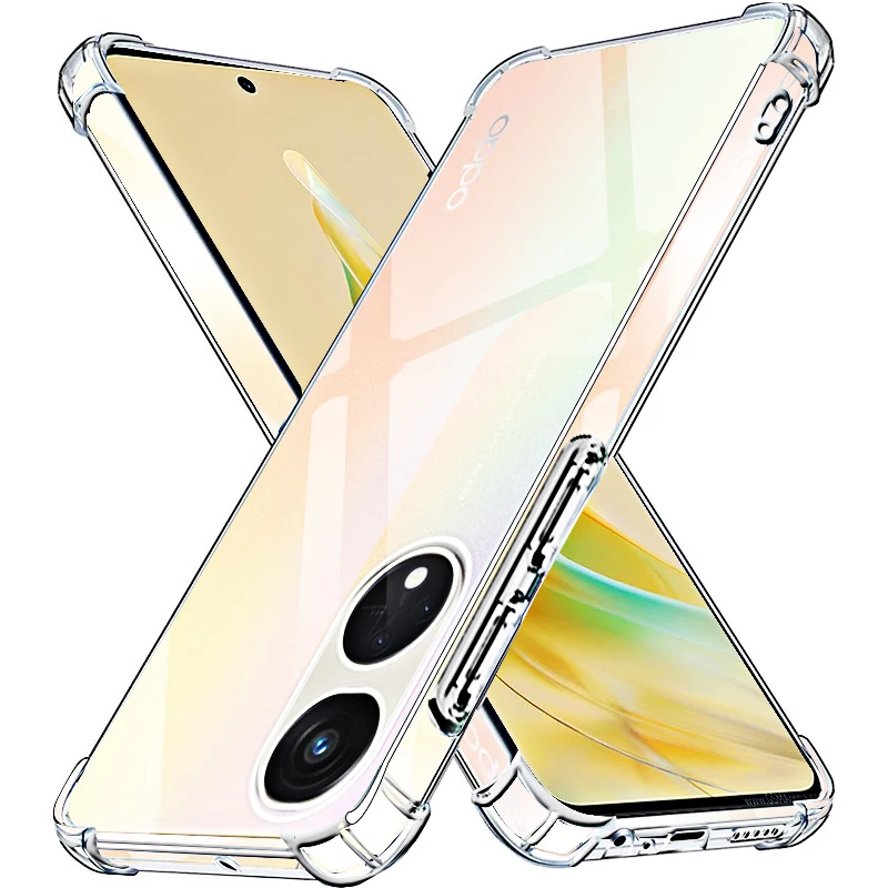 Enhanced Soft Silicon Clear Shockproof Phone Case - Protective Bumper Coque