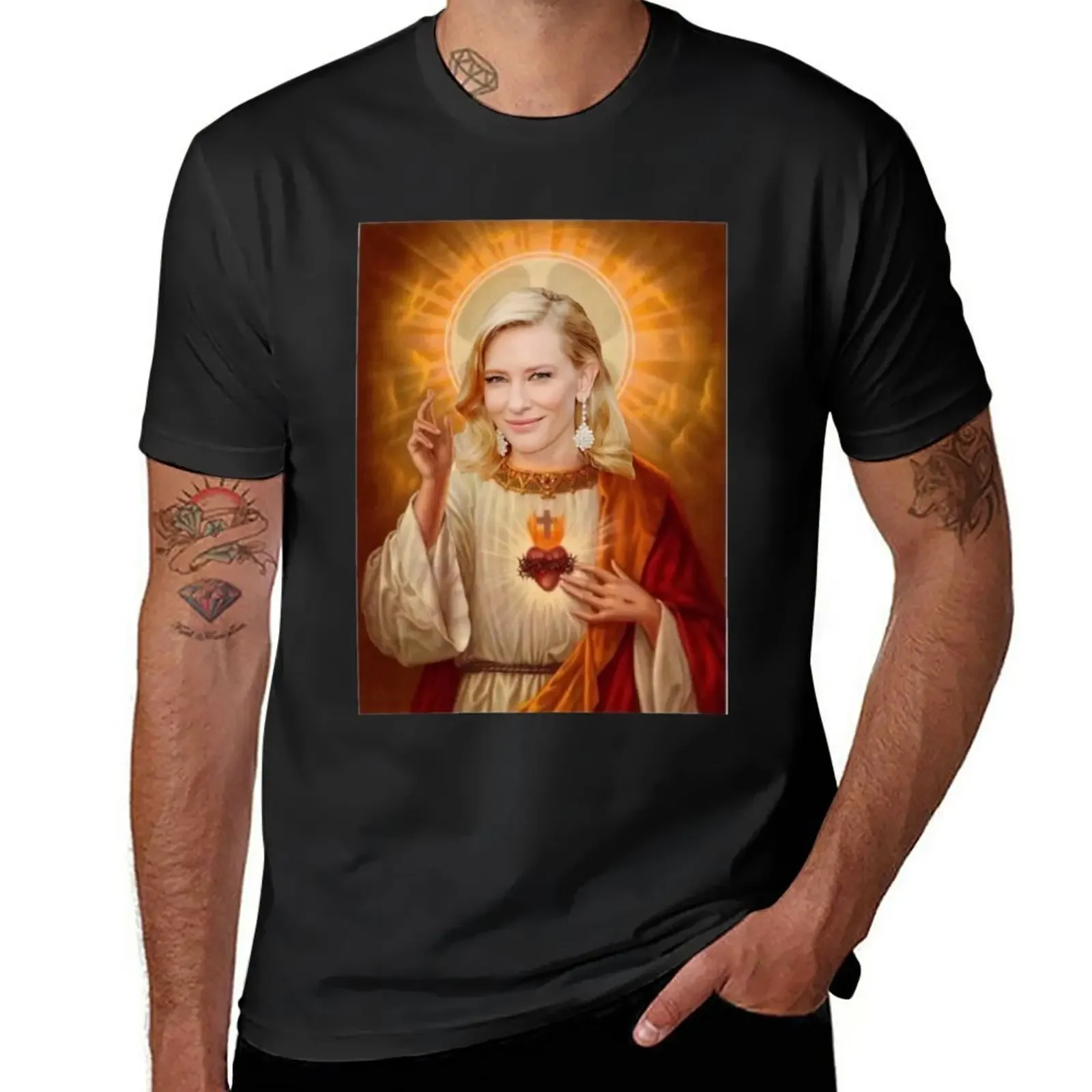

Jesus Cate T-Shirt kawaii clothes cute clothes t shirts men