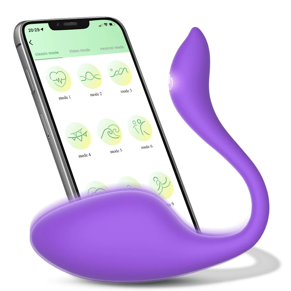 Juhtmevaba Bluetooth G-punkti dildo vibraator naistele rakendusega puldiga vibreeriv munakliitor naiste aluspüksid S_voghion.com
