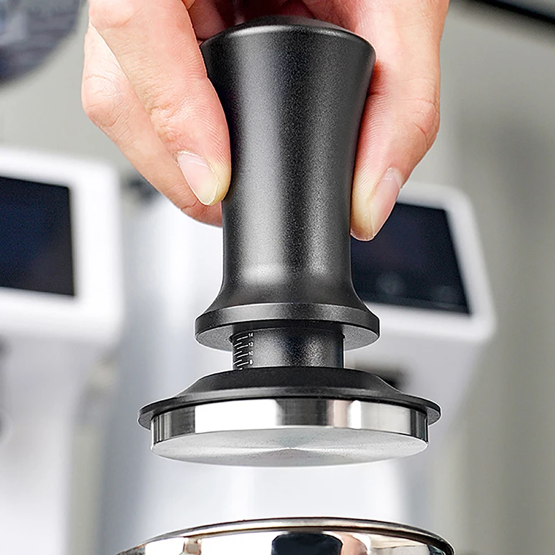 

51/58 мм Выдвижной молоток для кофе со шкалой из нержавеющей стали для уплотнения порошка сбалансированное давление наполнитель молоток