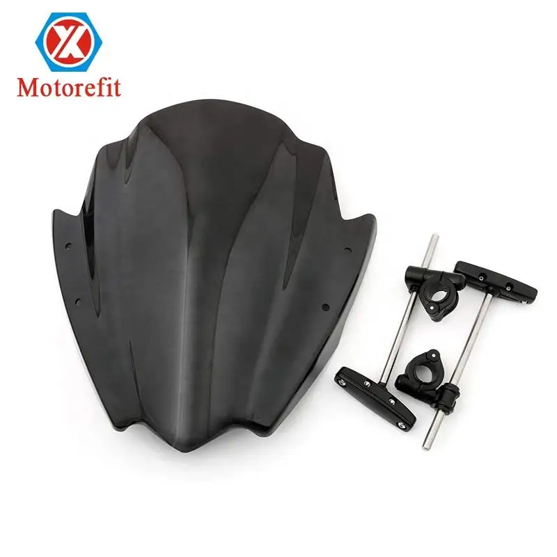 

RTS General-purpose bike screen Windshield panel 22mm 25mm Handlebar General-purpose black