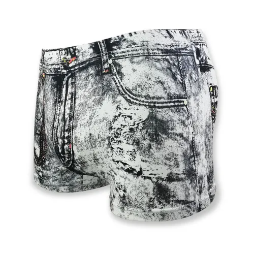 데님 팬티 속옷 3D 인쇄 섹시한 복서 청바지 반바지 남성 패션 카우보이 속옷 Homme Ropa 인테리어 Masculina 4