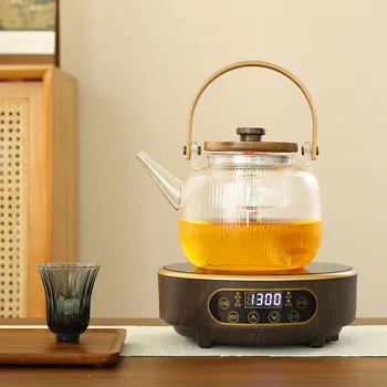 1300W Electric Ceramic Stove Tea Stove Electric Hot Plate Heater Stove 7 Gear Heating Furnace Mini Tea Maker Water Boiler 220V 1