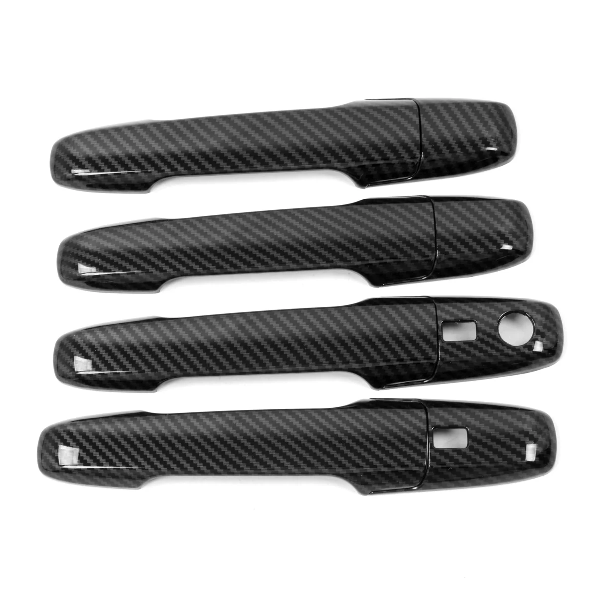

Carbon Fiber Door Handle Cover Trim Decorator Sticker Exterior Accessories for Avanza Premio Veloz