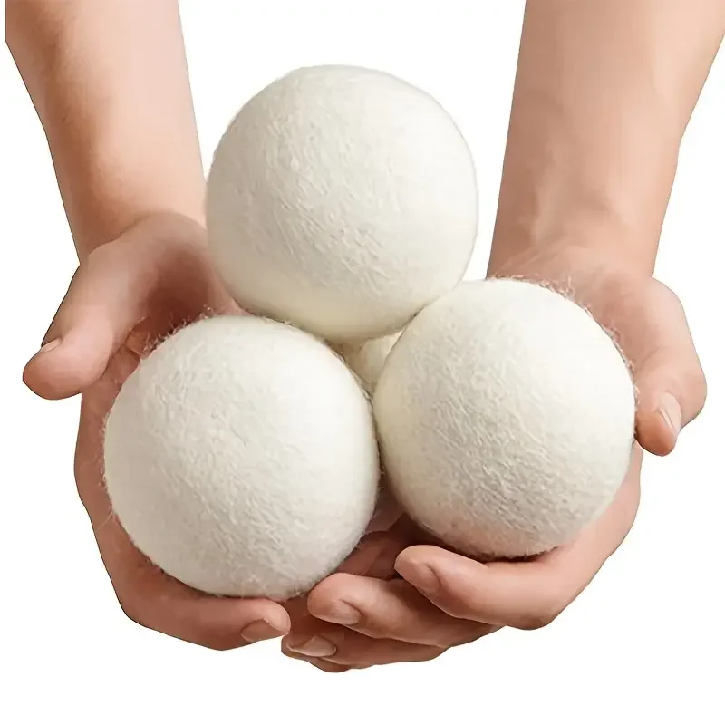 1/3/6/12 pieces, clothes anti-static washer balls, dryer-reusable dry balls, dry washing machine accessories