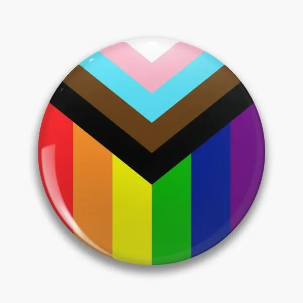 

Прогрессивный Радужный Флаг гордость мягкая Кнопка шпилька металлическая модная Подарочная брошь для одежды мультфильм забавные ювелирные изделия булавка для лацкана