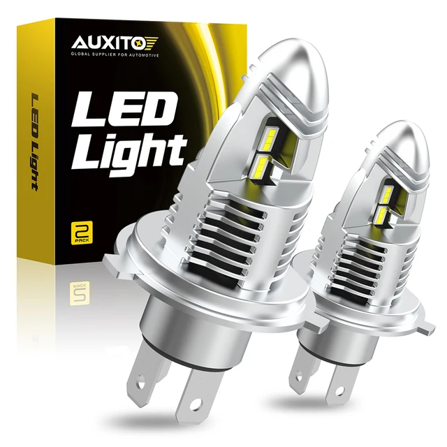 AUXITO 2Pcs H4 LED Headlight 9003 High Low Beam Led Head Lights for Car Motorcycle LED Bulb H4 Automotive Headlamp for Honda CRV