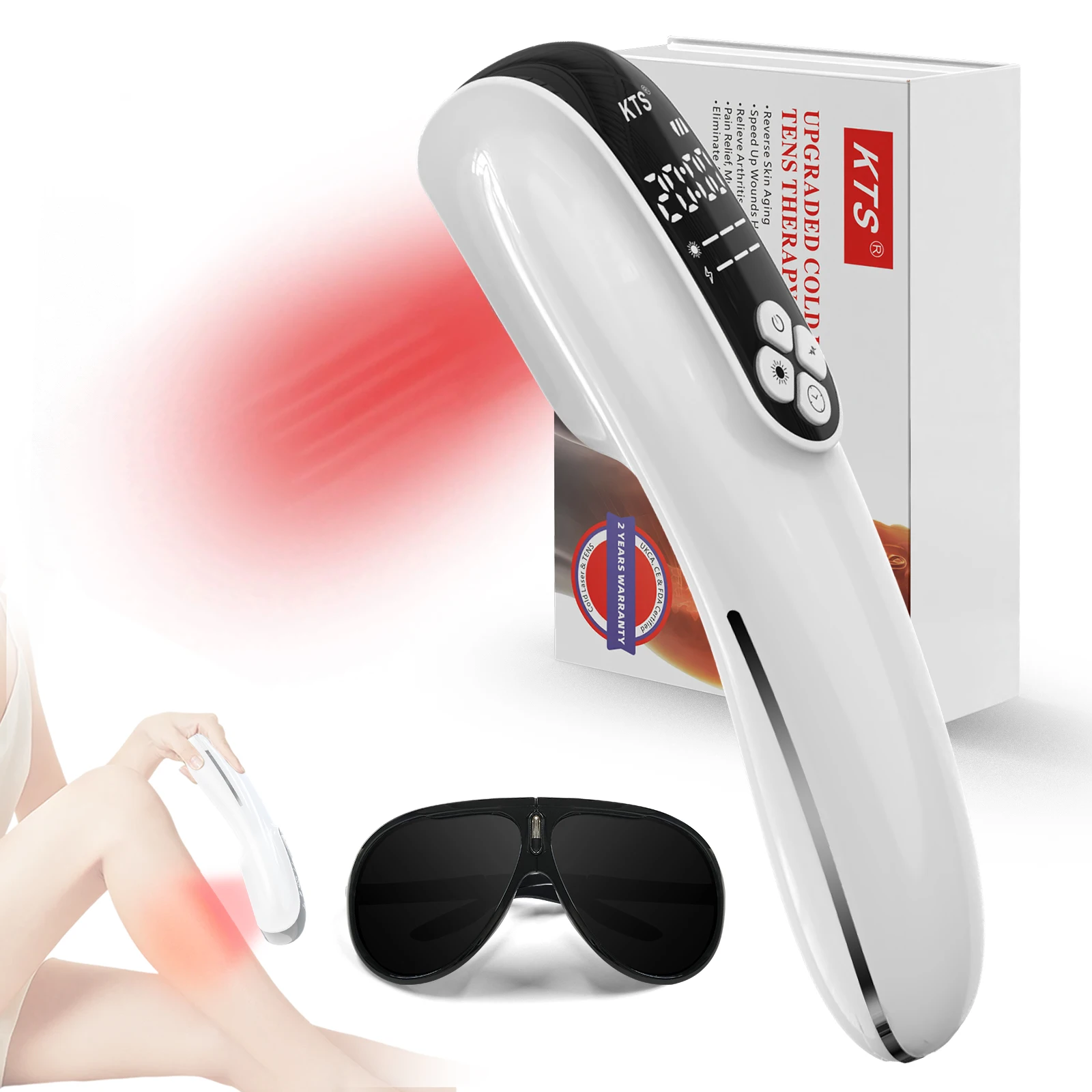 

Low fFequency Laser Acupuncture Household Laser Handheld Pain Relief Laser Therapy Device Effective For Pain Management
