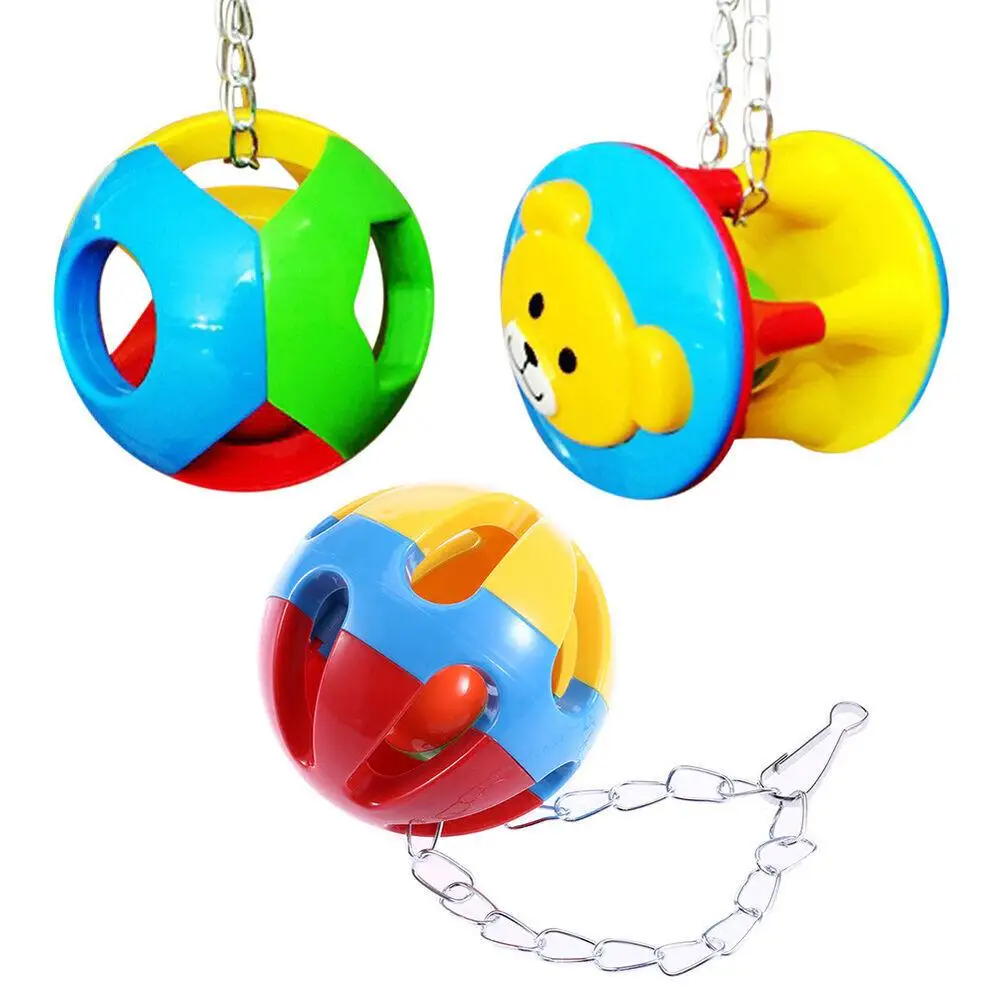 Pet Bird Parrot Chew Ball Budgie Cockatiel Cage Parakeet Hanging Swing Bite Toy Chew Toy parrot toy,bird toy,bird swing toy