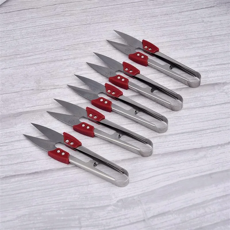 Stainless Steel Yarn Shears Cutting Sewing Scissors Shear Cross Stitch Scissors Embroidery Scissor U Thread For Fabric sewing scissors,craft scissors,sewing supplies,household scissors