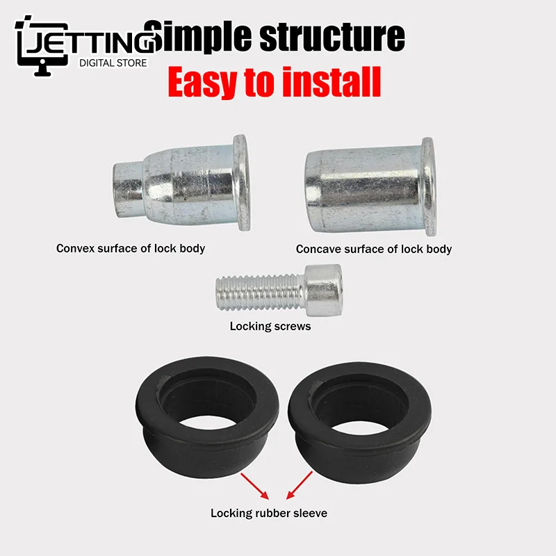 ?? 1/2Pcs 자전거 피벗 잠금 볼트 유닛 부시 충격 흡수 나사 서스펜션 프레임 28.8MM 너트 산악 자전거 부품