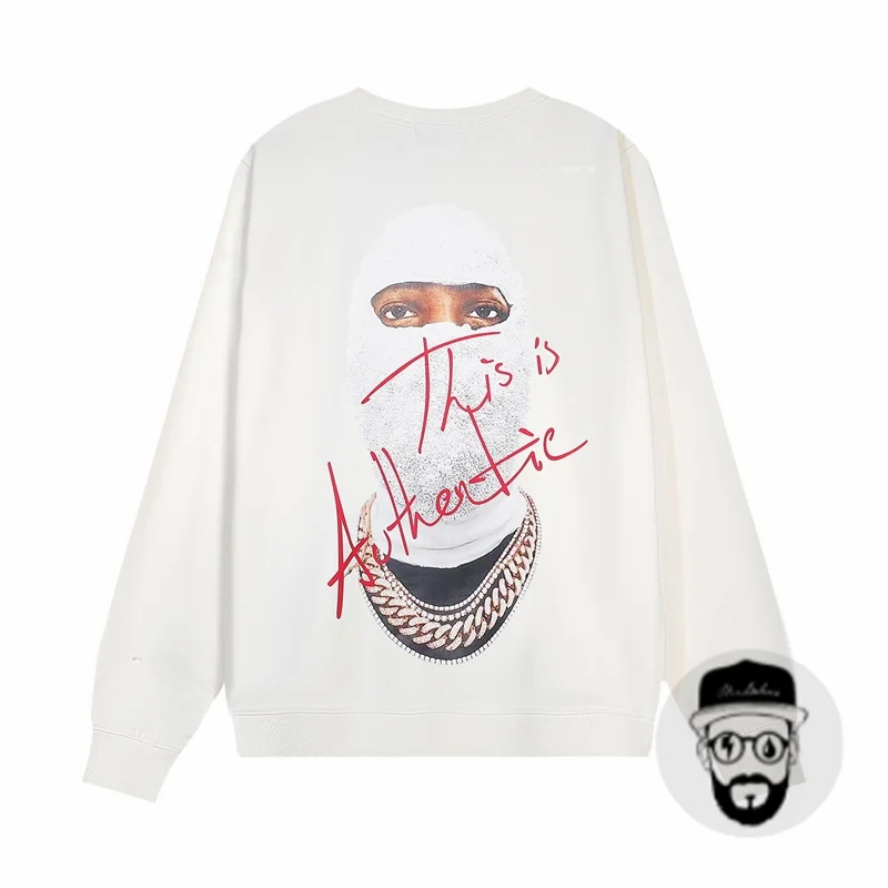 Free shipping IH NOM UH NIT men's hoodie new men's pearl printed pure cotton toptee