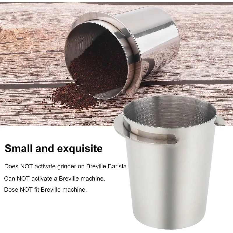 Premium 54mm Stainless Steel Espresso Dosing Cup - Barista-Grade Coffee Accessory