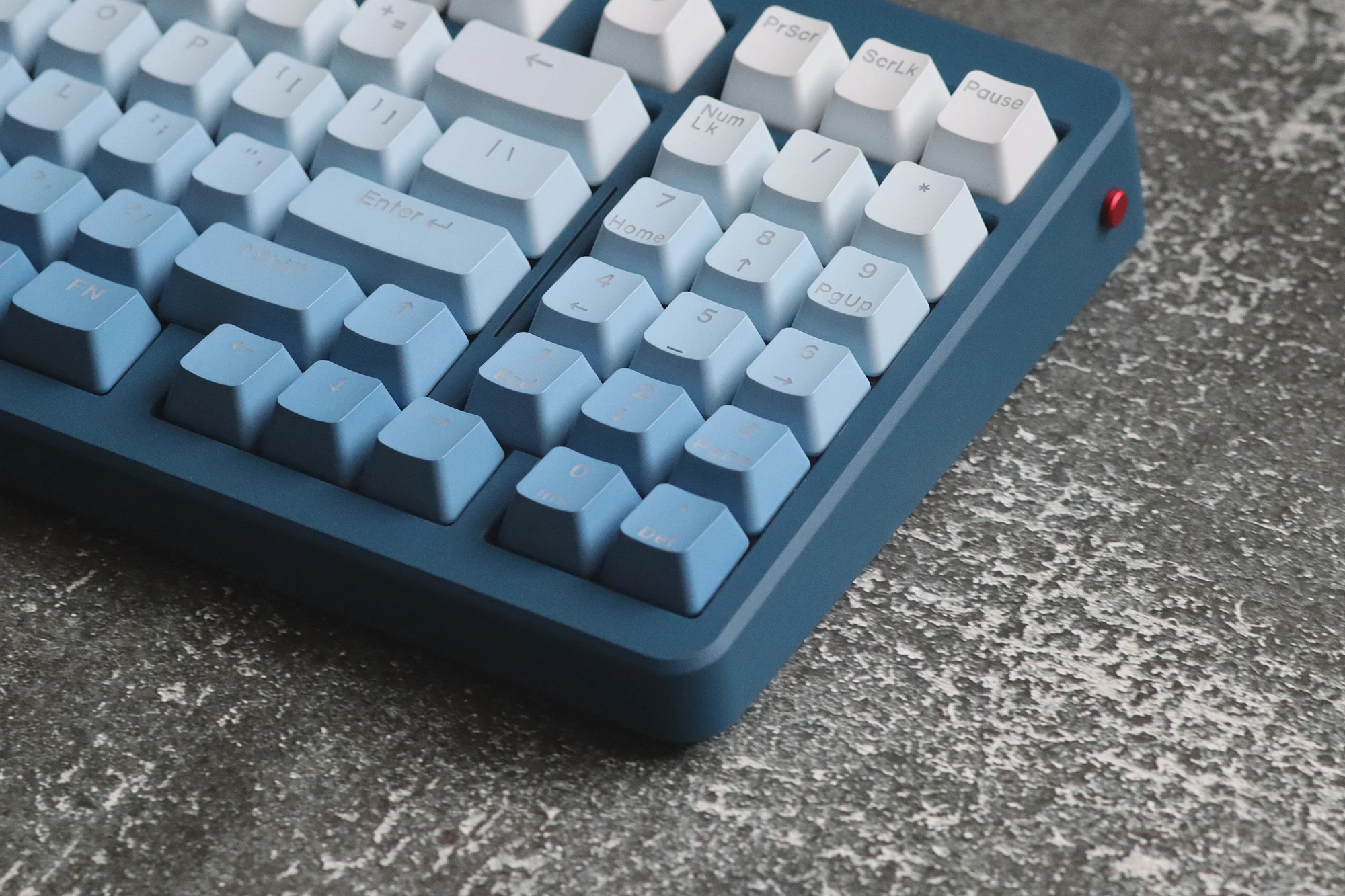 gradiente Keycaps, perfil OEM, lado e impressão