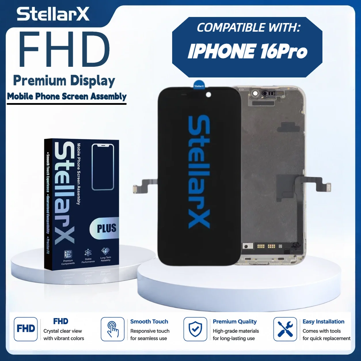 StellarX FHD High Color Gamut Screen Replacement Display
