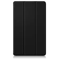 Tri - Fold Shockproof PU Leather Tablet Case with Smart Cover for A11 SM - X133 X135 (Black)