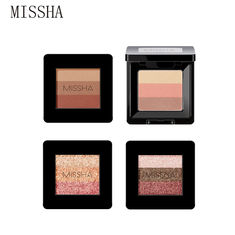 Triple Shadow Charming Eyeshadow 12 Color Palette Make Up Matte Shimmer Pigmented Eye Powder