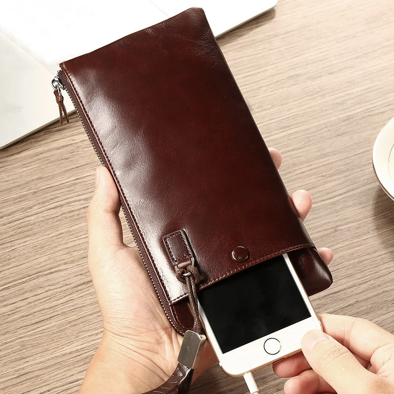 Cowhide Vintage Leather Wallet For Men