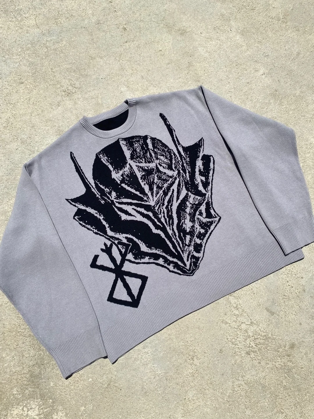 

y2k traf pullover sweater long sleeve sweatshirt retro high street print striped anime clothes hip hop punk kpop harajuku news