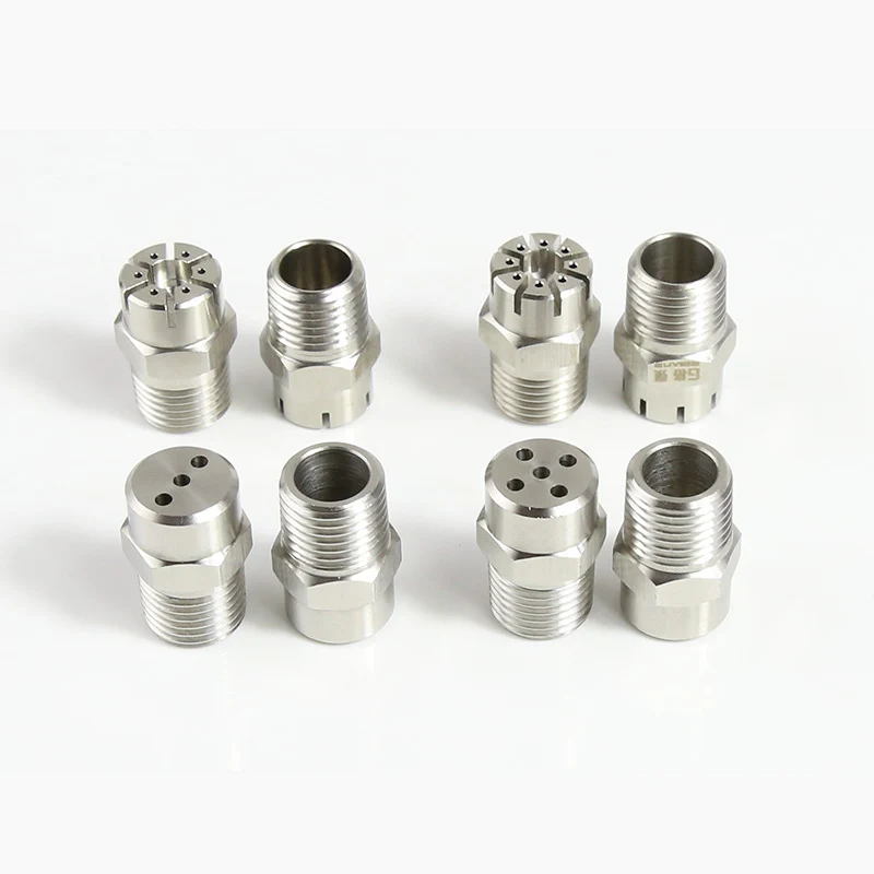 304 Stainless Steel Spraying Nozzle Washing Sprinkler Head Round Head 1/4" BSP Male Thread for Washing Cleaning Cooling pipe fitting,hose pipe fitting,spraying nozzle