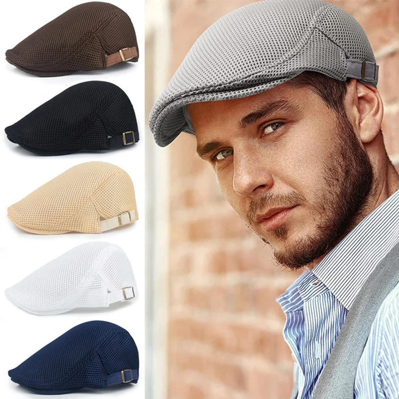 Men Casual Beret Hat For Spring Summer Autumn casual hat,beret hat,woolen beret