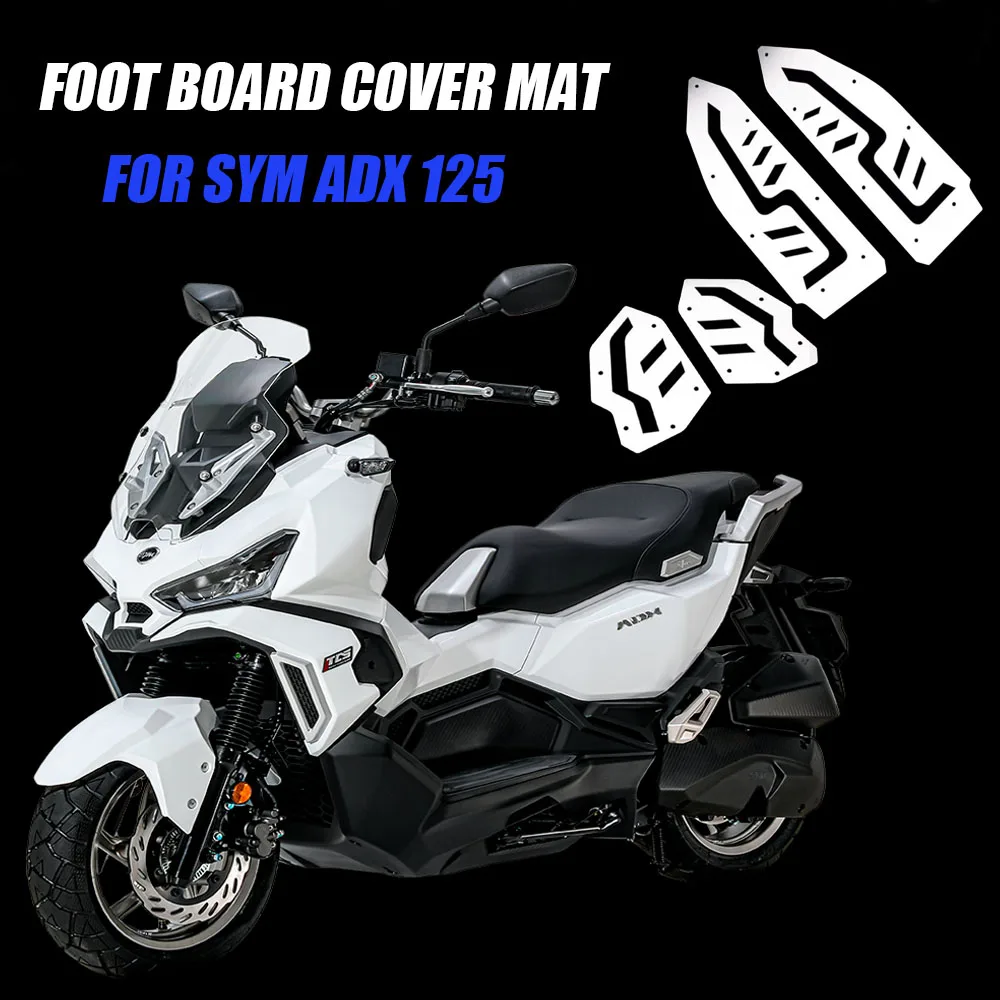 Accessori Moto Pedana Pedana Pedali Poggiapiedi Pedana Copertura Tappetino Pad Per Sym Adx 125 Adx125