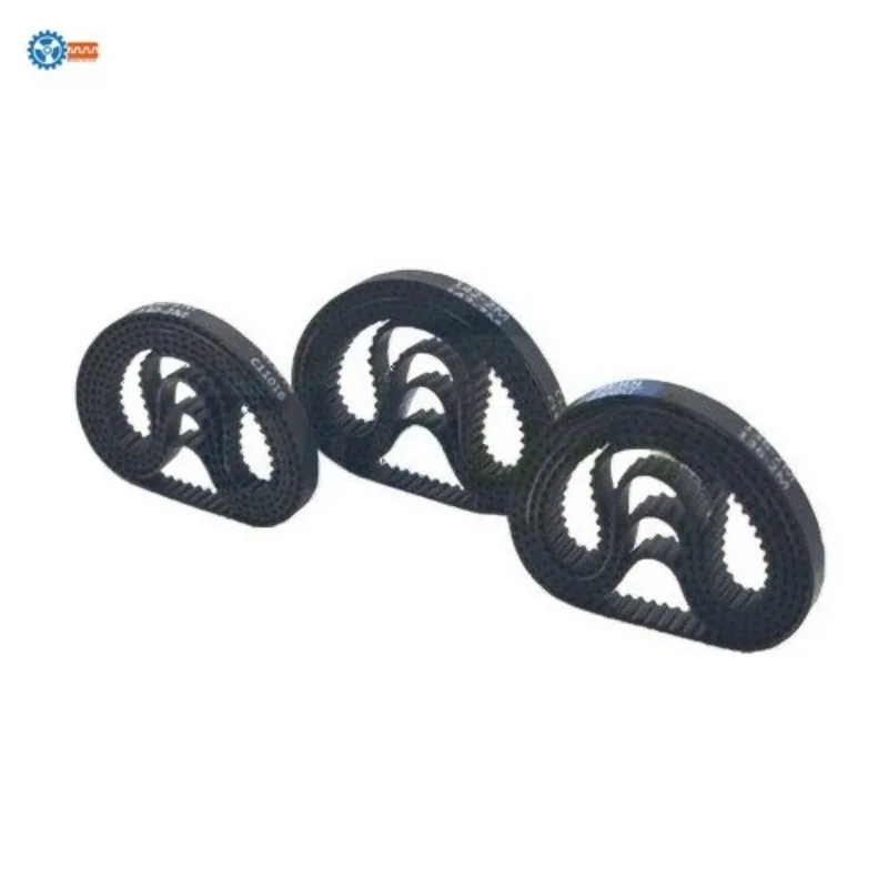 HTD 2M 타이밍 벨트 고무 폐쇄 루프 폭 4/5/6/10mm 길이 118-250mm 120 126 128 130 142 150 162 166 182 194 208 218 250mm 2M