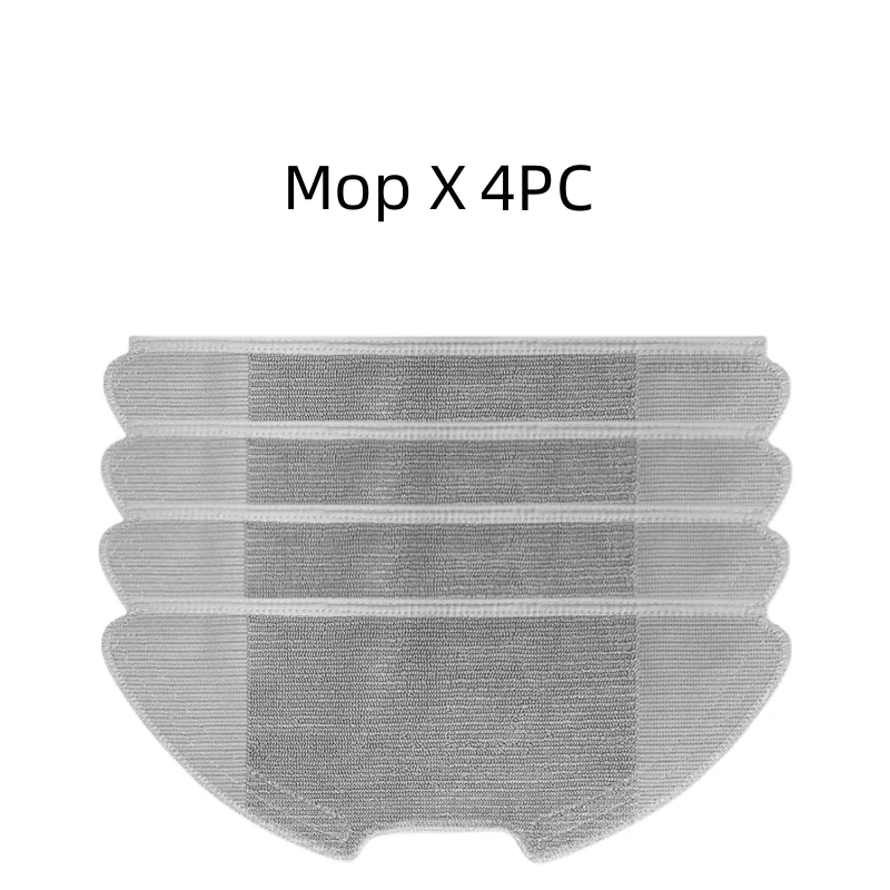 TOPINCN Parti di Ricambio di Spazzola Laterale, Filtro, Panno per Spazzola Principale, Kit di Accessori per Mi Robot Vacuum Mop 2 Lite 2 PRO MJSTL MJST1S Sweeper