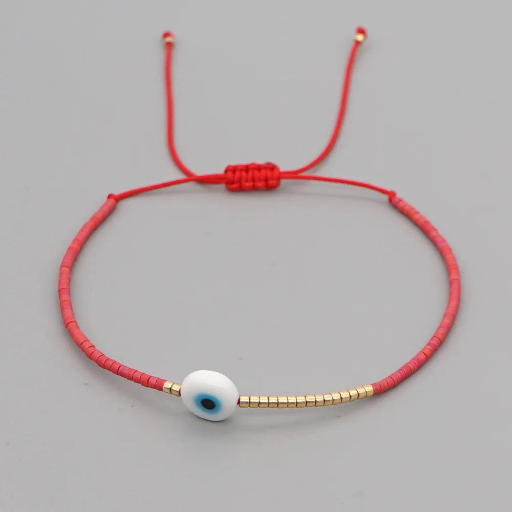 KKBEAD Türkisches Evil Eye Armband Miyuki Rocailles Zierliche Armbänder Schmuck für Frauen Pulseras Großhandel – Detail 9