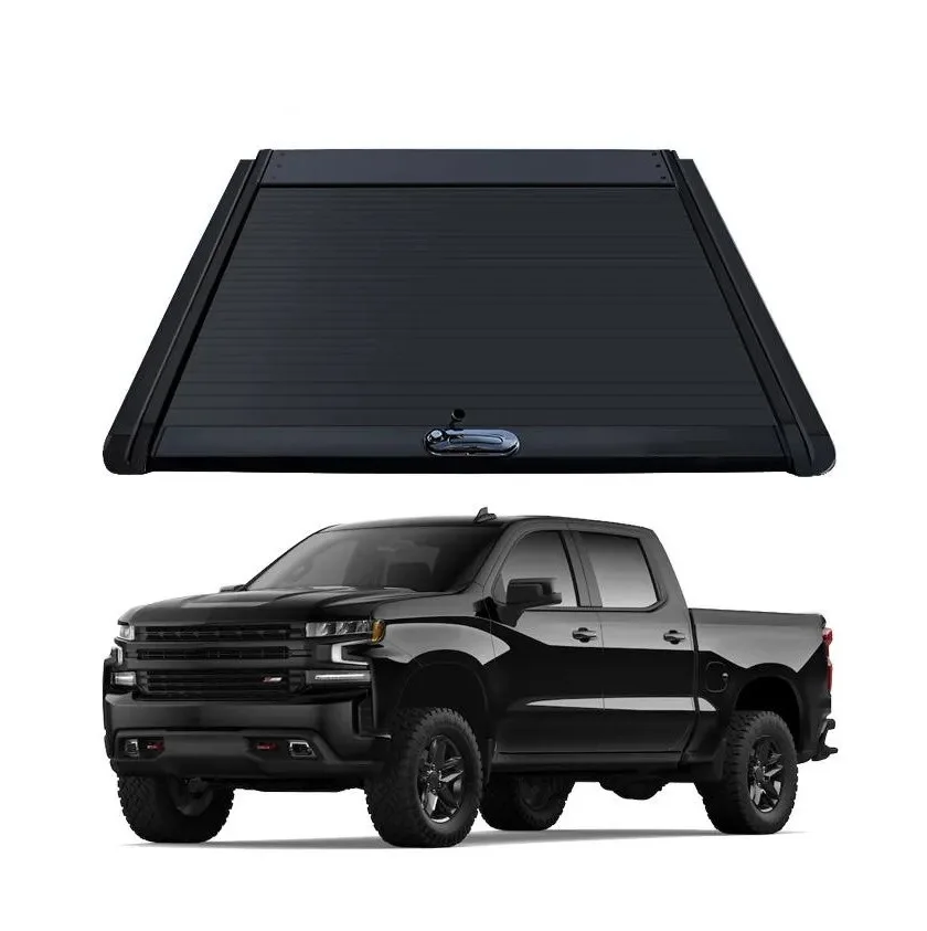 

Pickup Tail Box Roller Shutter Lid Tonneau Cover For Ford F150 F-150 Dodge Ram 1500 Hilux Revo Tundra Tacoma GMC Sierra