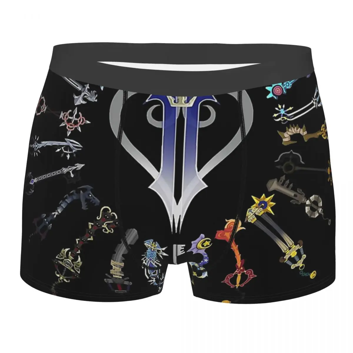 Kingdom Hearts Keyblades Mutande Homme Mutandine Intimo Maschile Pantaloncini Comodi Slip Boxer