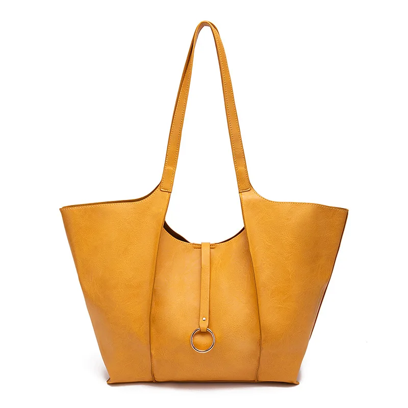 Vintage Large Capacity Tote Bag Designer Women Shoulder Bags Luxury