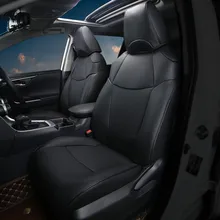 Housses de siège en cuir artificiel, ensemble complet personnalisé, accessoires de rembourrage intérieur du marché des pièces de rechange pour Toyota RAV4 2019 2020 2021 2022