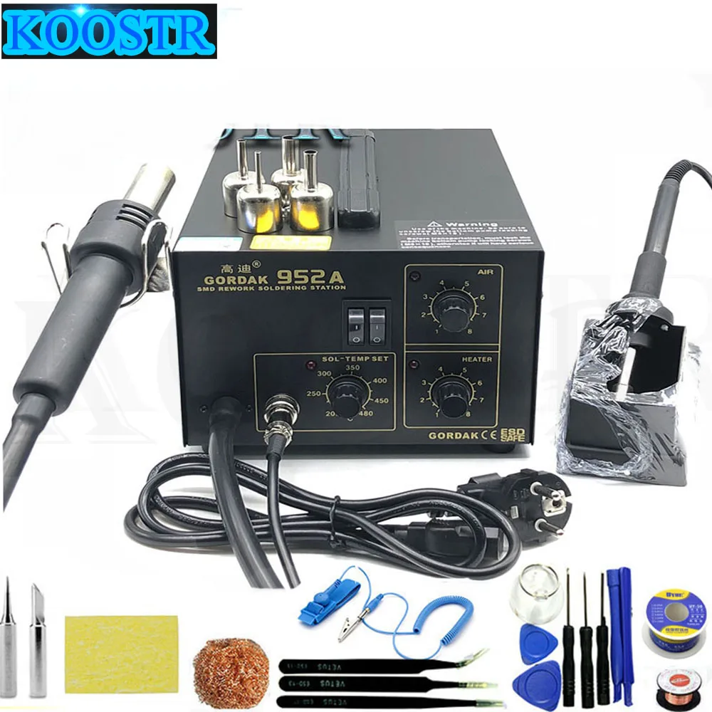 Gordak952A220VSMD3in1WeldingMachineHotAirSolderReworkStation