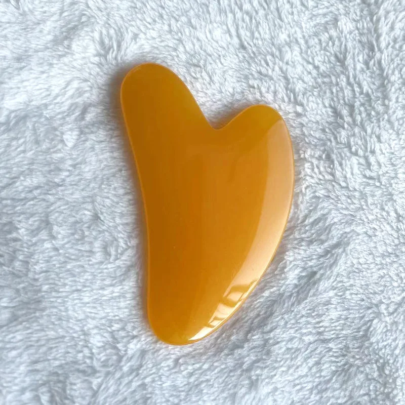 Guasha Board Heart Shape SPA Massage Durable Resin Gua sha Scraping Massage Scraper Face Massager Acupuncture Guasha Board Massager Face