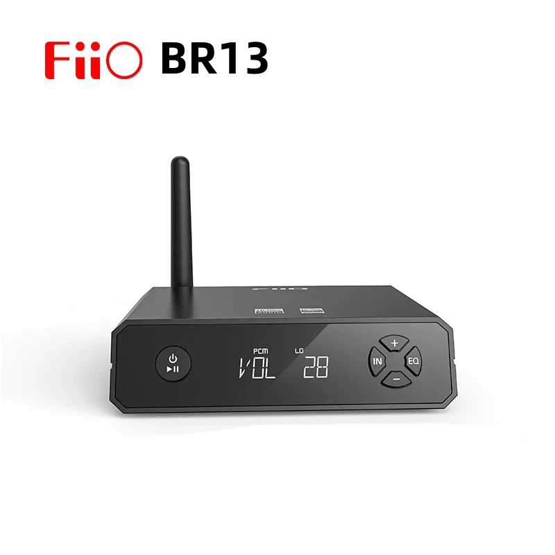FiiO BR13 Hi-Res Bluetooth5.1 Receiver DAC QCC5125 ES9018K2M DAC Chip TPA1882 Op-amp Support LDAC/aptX Low Latency For Car/Home