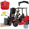 1/8 Forklift Truck 2.4g Rc Remote Control Forklift Toy Auto Demonstration Led Light Car Cool Model Kids Christmas Toys Gifts 2