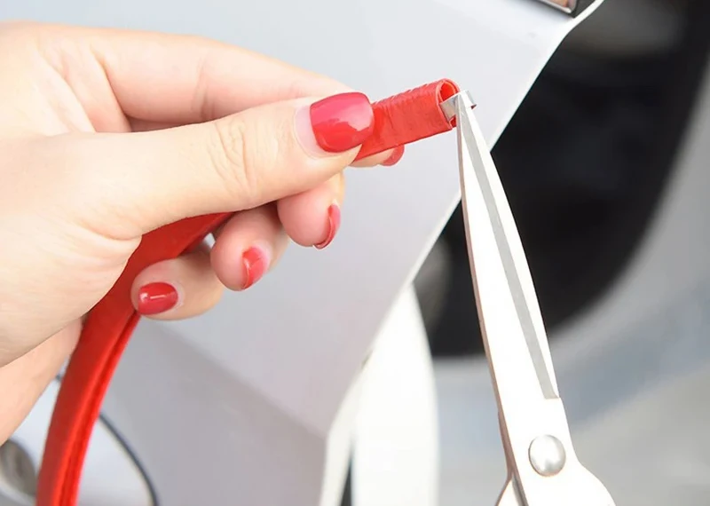 Auto Tür Schutz Rand Anti Kollision Streifen Schutz Automobil Lärm Reduktion Schutz Mit Stahl Dekor Scratch Guard Trim – Detail 4