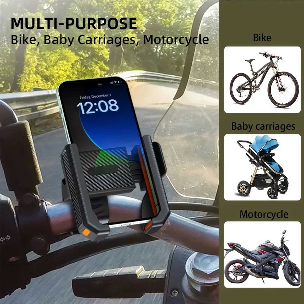 Universal Shockproof Bike and Motorcycle Phone Mount Holder